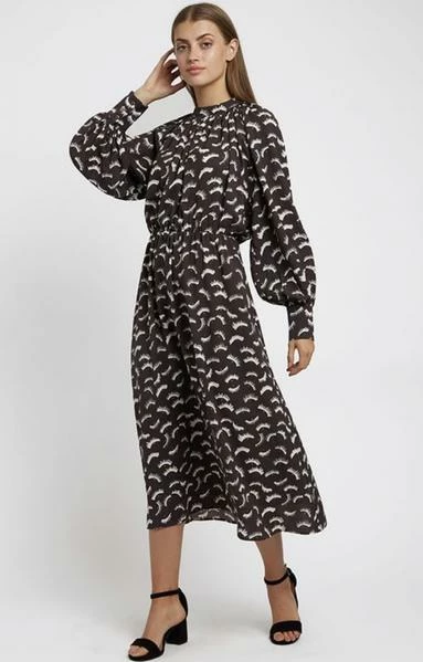 Louche Neima Lashes Midi Dress 1 Louche Neima Lashes Midi Dress