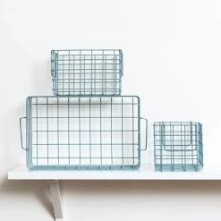 Mustard Made Set Of 3 Baskets In Ocean