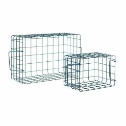 Mustard Made Set Of 3 Baskets In Slate