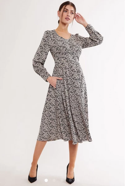 Louche Arwen Ramble Print Midi Dress 1 Louche Arwen Ramble Print Midi Dress