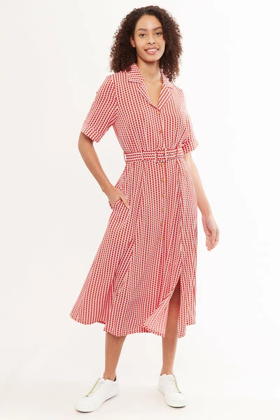 Louche Privela Pencil Shaving Print Dress 3 Louche Privela Pencil Shaving Print Dress