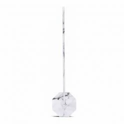 Gingko White Marble Octagon One Desk Lamp