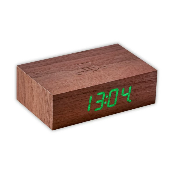 Gingko Flip Click Clock - Walnut 1 Gingko Flip Click Clock - Walnut
