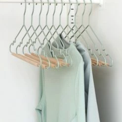 Mustard Made Adult Top Hangers Set Of 10 In Sage