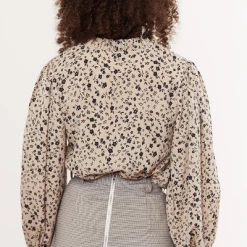 Louche Huberte V Neck Blouse