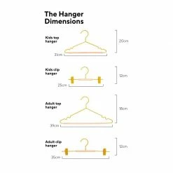 Mustard Made Adult Clip Hanger In Mustard