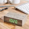 Gingko Ash Flip Click Clock