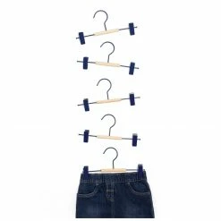Mustard Made Kids Clip Hanger In Navy