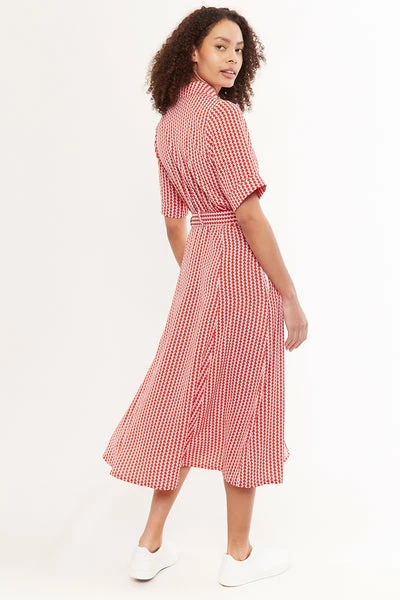 Louche Privela Pencil Shaving Print Dress 4 Louche Privela Pencil Shaving Print Dress