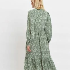 Louche Nathalia Double Daisy Print Tiered Mini Dress