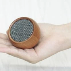 Gingko Wooden Tumbler Speakers Cherry