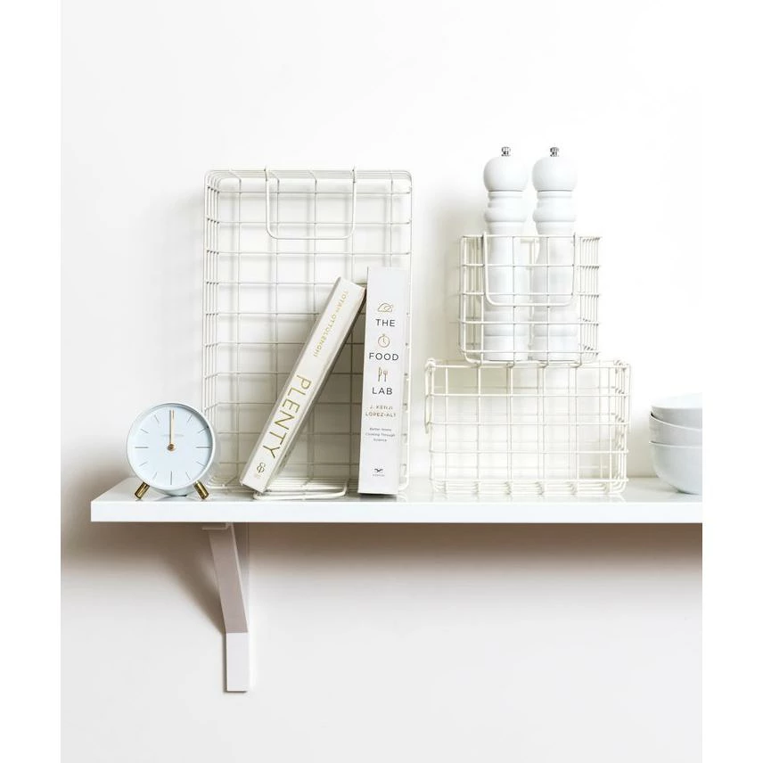 Mustard Made Baskets In White 3 Mustard Made Baskets In White