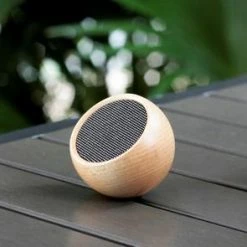 Gingko Tumbler Selfie Bluetooth Speaker In Walnut