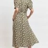 Louche Melia Petal Parade Maxi Button Through Dress