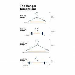 Mustard Made Kids Clip Hanger In Navy