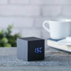 Gingko Cube Click Clock Alarm Clock