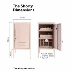 Mustard Made The Shorty Locker in Blush