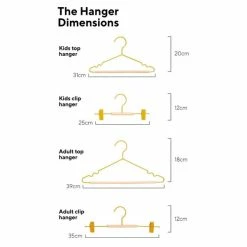 Mustard Made Adult Clip Hangers (Various Colours)