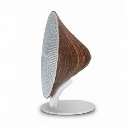 Gingko Mini Halo Usb Bluetooth Speaker In Walnut Wood Effect