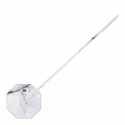 Gingko White Marble Octagon One Desk Lamp
