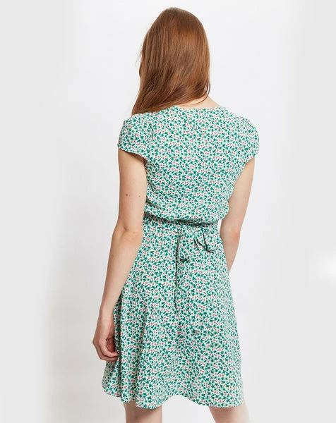 Louche Cathleen Mint Blossom Print Mini Tea Dress 1 Louche Cathleen Mint Blossom Print Mini Tea Dress