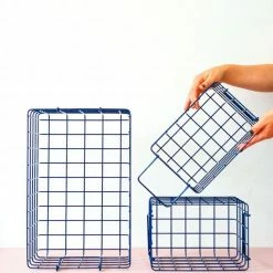 Mustard Made Navy The Baskets