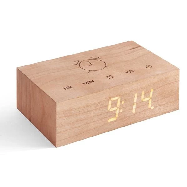 Gingko Flip Click Clock Cherry 3 Gingko Flip Click Clock Cherry