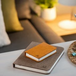 Gingko Mini Smart Book Light Orange Fabric