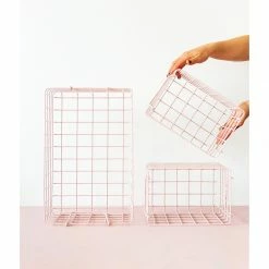 Mustard Made Baskets In Blush Sage And Ocean