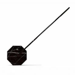 Gingko Black Marble Octagon One Desk Lamp