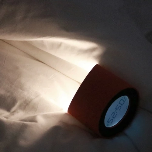 Gingko Red Edge Alarm Clock 2 Gingko Red Edge Alarm Clock