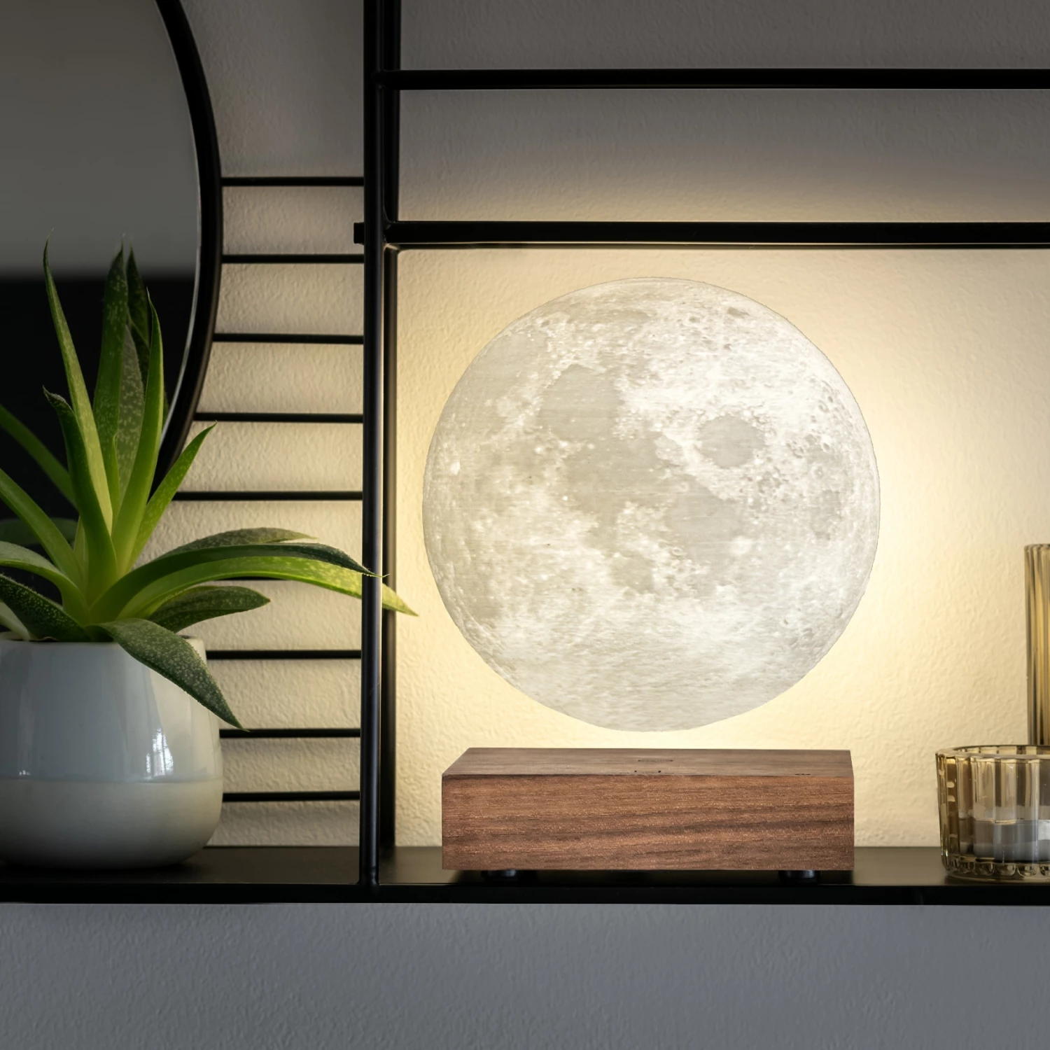 Gingko Smart Moon Lamp - Walnut 3 Gingko Smart Moon Lamp - Walnut