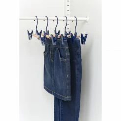 Mustard Made Kids Clip Hanger In Navy