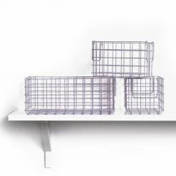 Mustard Made Baskets In Lilac