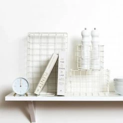 Mustard Made Set Of 3 Baskets In White