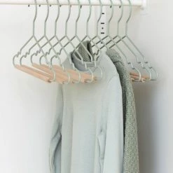 Mustard Made Childrens Top Hangers Set Of 10 In Sage