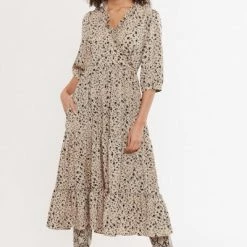 Louche Abeline Tiered Midi Dress
