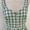 Louche Clover Green Check Dress