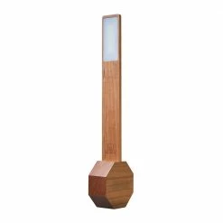 Gingko Cherry Octagon Plus Clock Desk Light