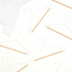 Mustard Made Childrens Top Hangers Set Of 10 In White