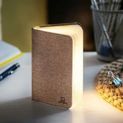 Gingko Mini Coffee Brown Smart Booklight