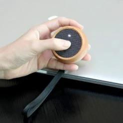 Gingko Wooden Tumbler Speakers Cherry