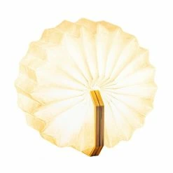 Gingko Smart Accordion Flexible Desk Table Lamp In Walnut