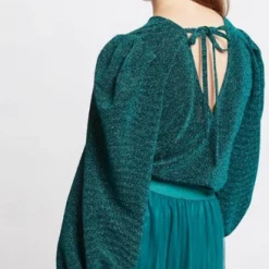 Louche Marly Top In Petrol