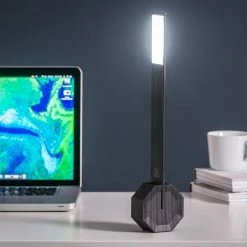 Gingko Octagon One Desk Light Black