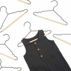 Mustard Made Childrens Top Hangers Set Of 10 In Slate