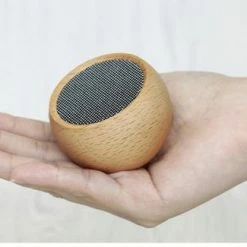 Gingko Tumbler Selfie Bluetooth Speaker In Walnut