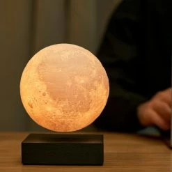 Gingko Black Smart Moon Lamp