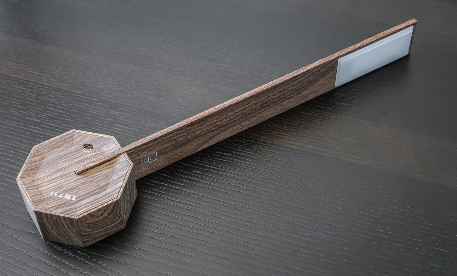 Gingko Walnut Octagon One Desk Lamp 3 Gingko Walnut Octagon One Desk Lamp