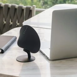 Gingko Matt Black Mini Halo Speaker